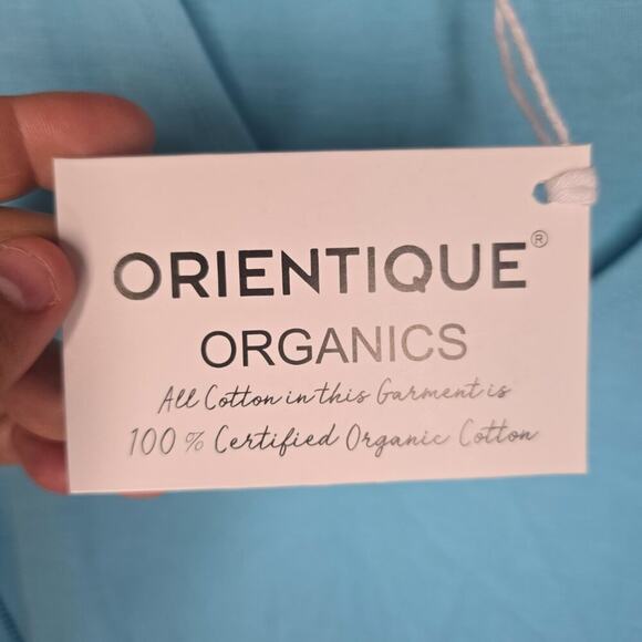 NWT Orientique Naturally Australian Certified Organic Cotton Pastel Top - Picture 6 of 7